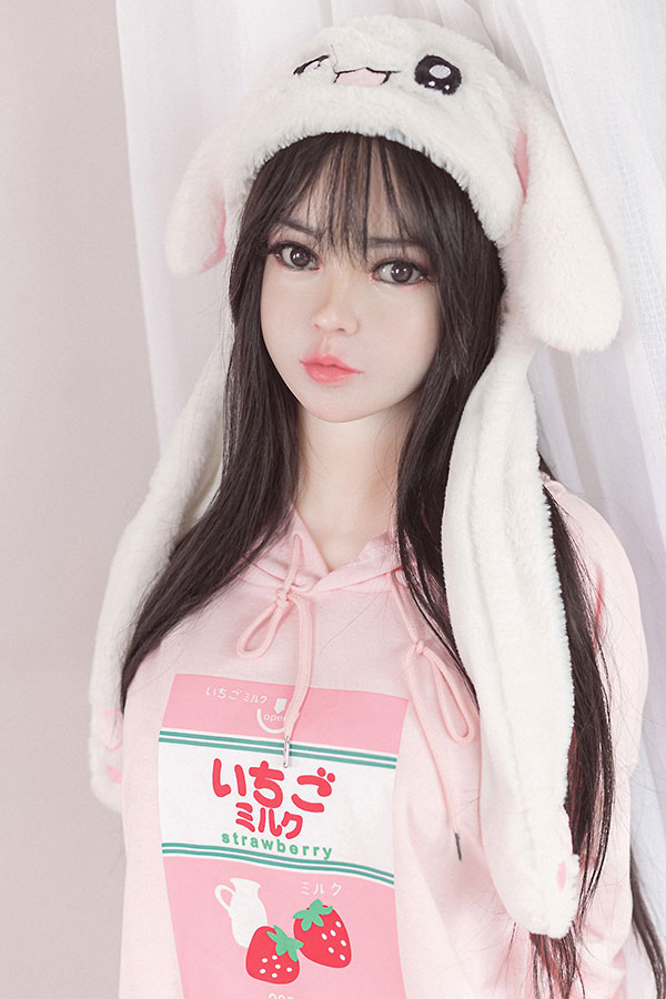 本物のような美しいシリコン頭部 TPEボディー ラブドール 木田沙耶 148cm